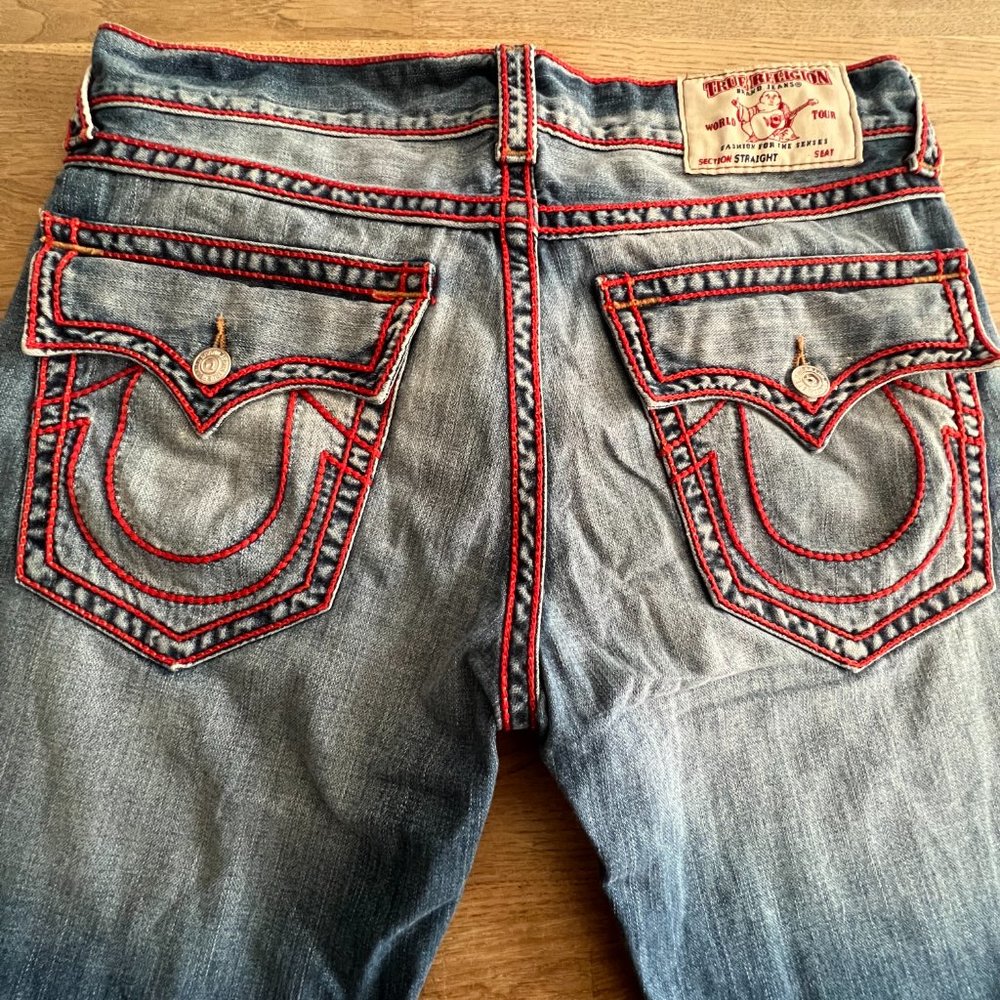 True Religion - Men's 100% Authentic True Religion Straight Leg Jeans